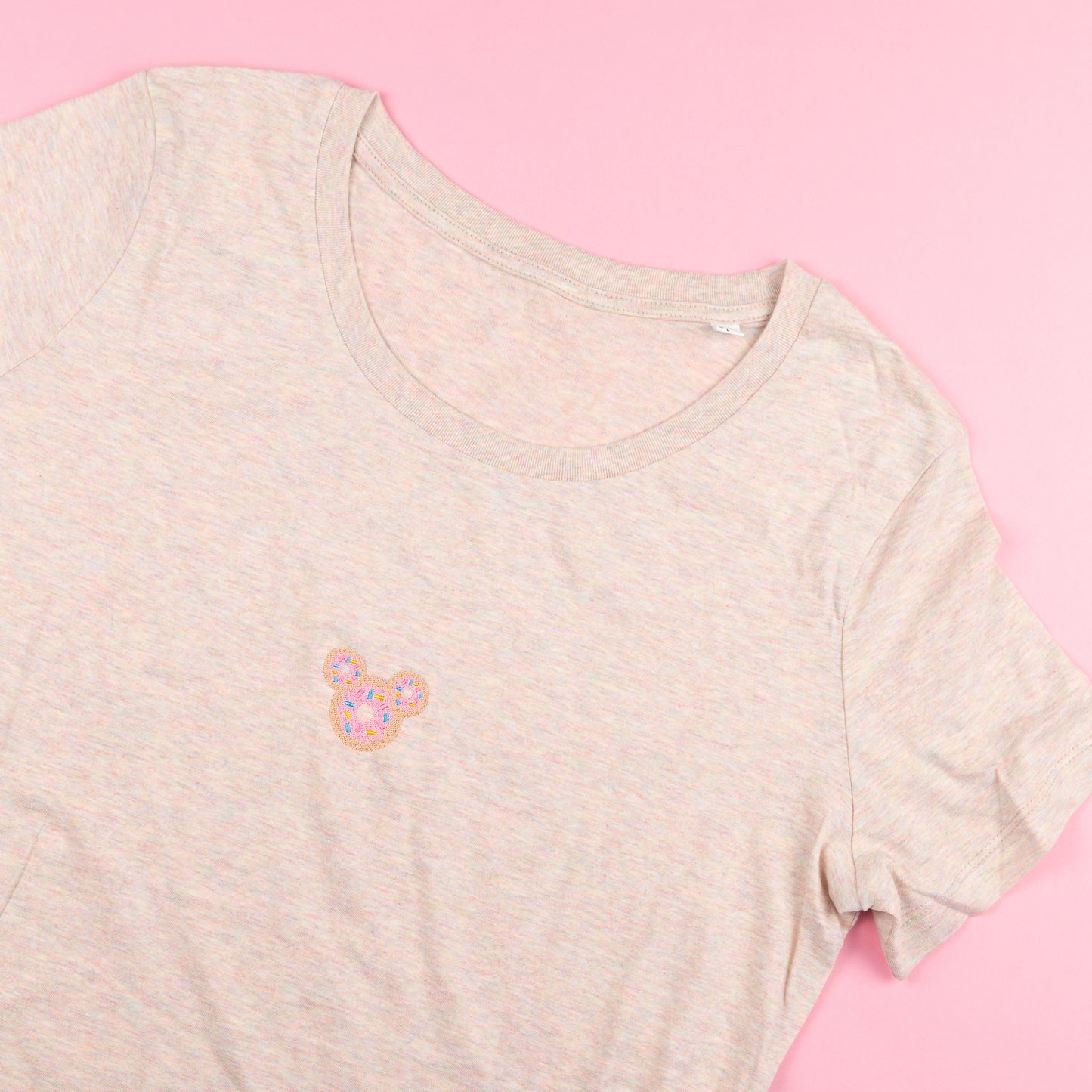 Sample - Pink Donut Women's Heather T-Shirt