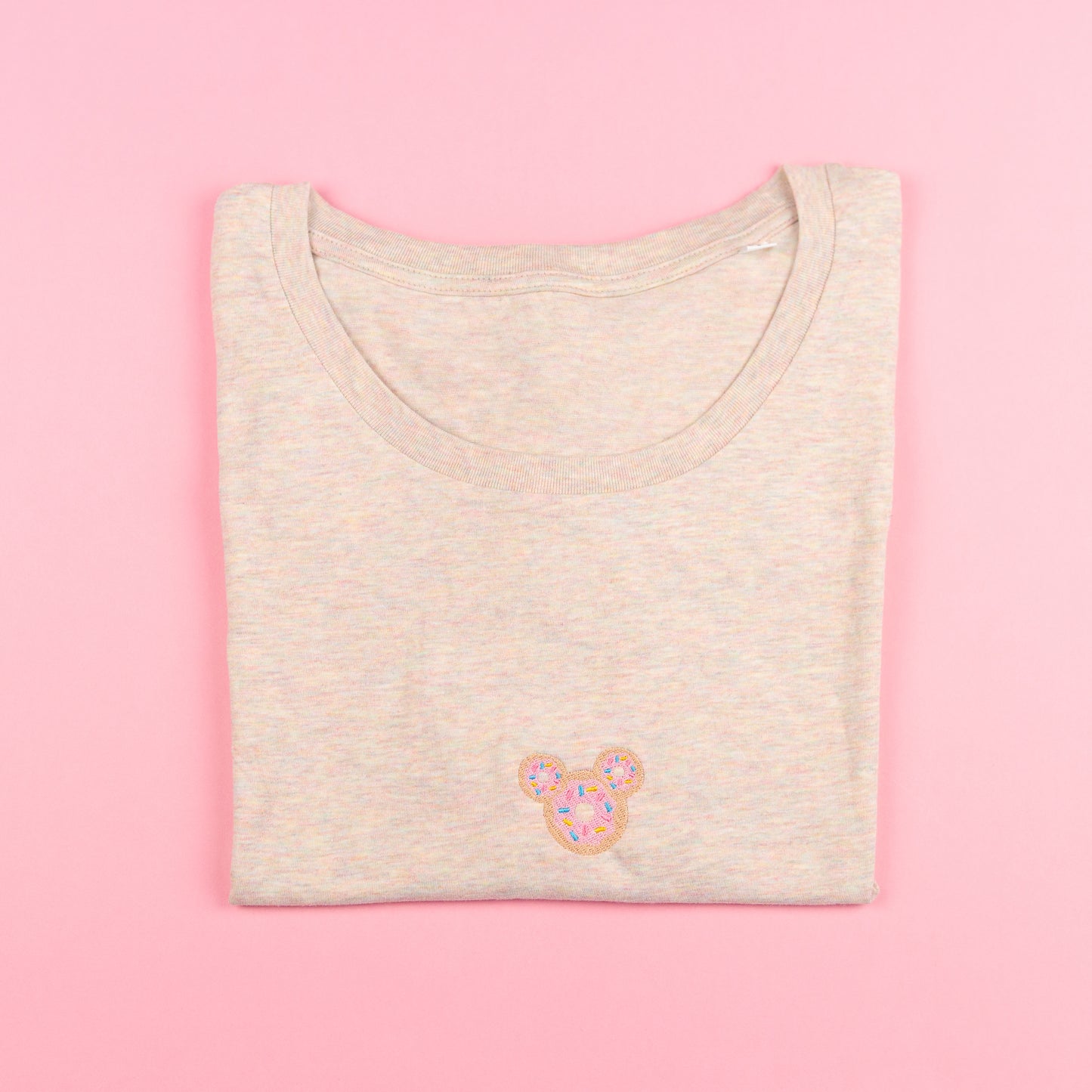 Sample - Pink Donut Women's Heather T-Shirt