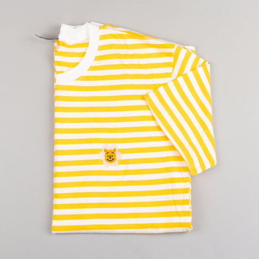 Sample - Winnie Flower Embroidered Stripe T-Shirt