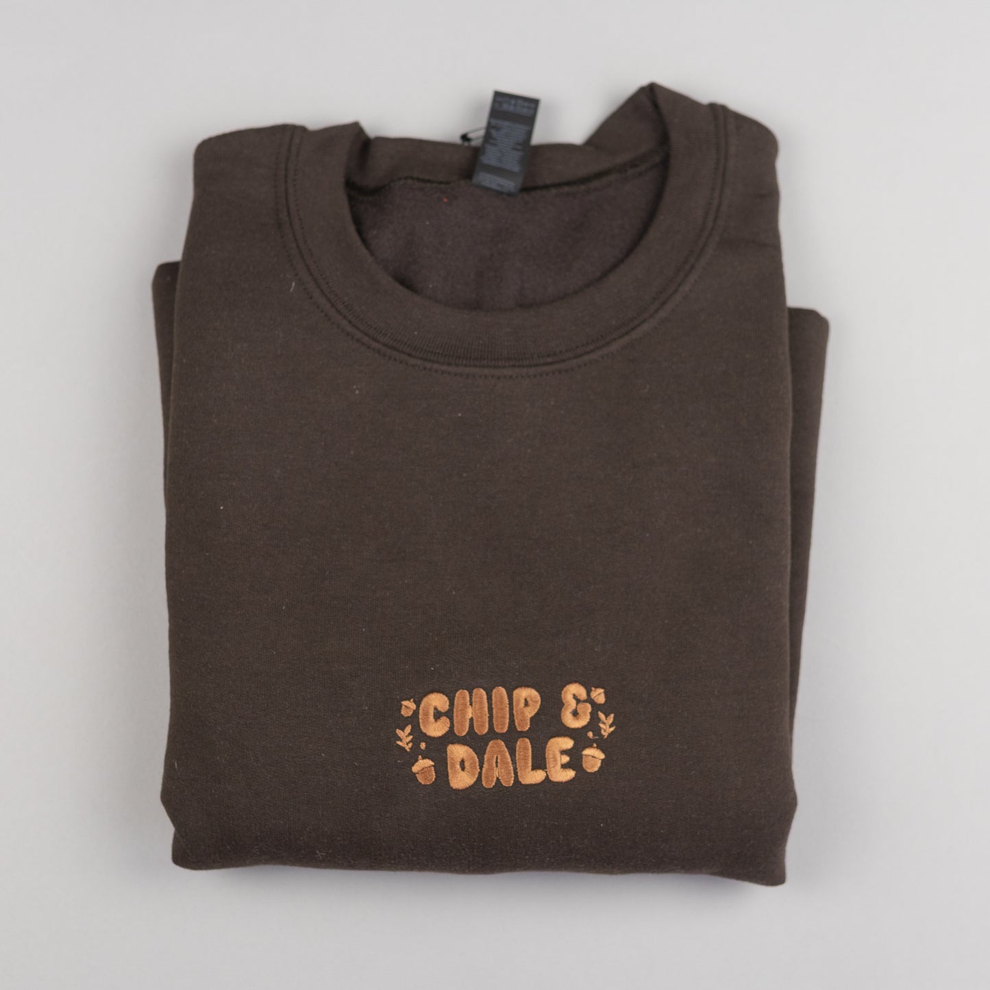 Sample - Chip & Dale Dark Brown Embroidered Jumper