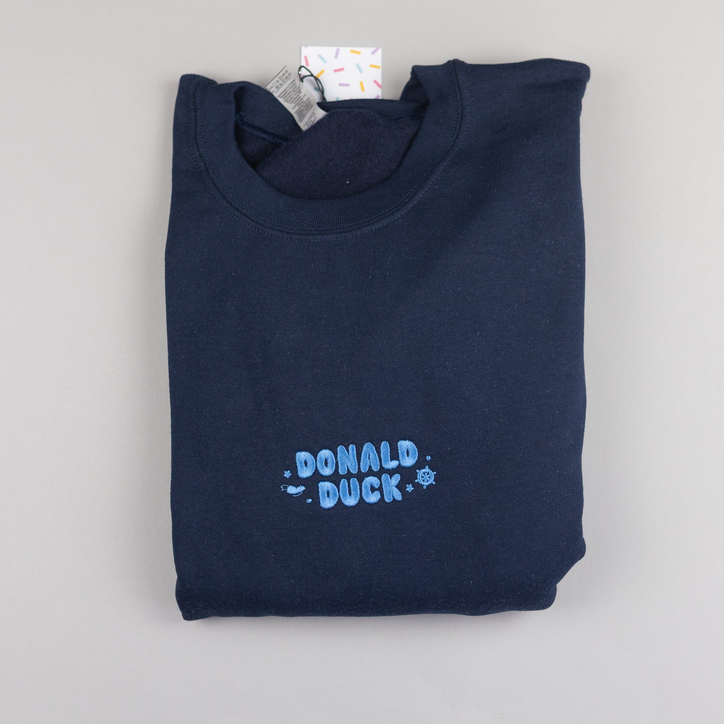 Sample - Donald Navy Embroidered Jumper