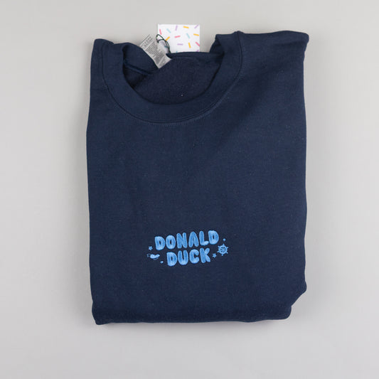 Sample - Donald Navy Embroidered Jumper