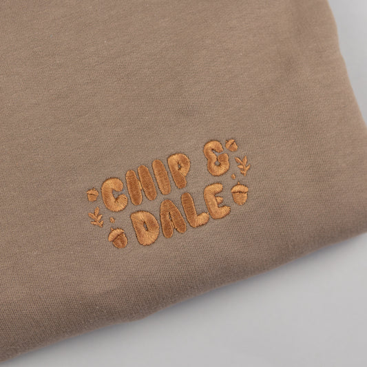 Sample - Chip & Dale Sand Embroidered Jumper