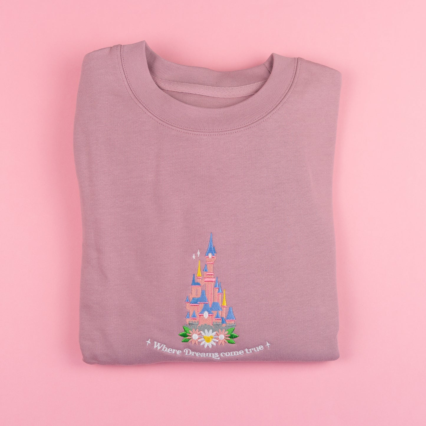 Sample - DLP Floral Pink Embroidered Jumper