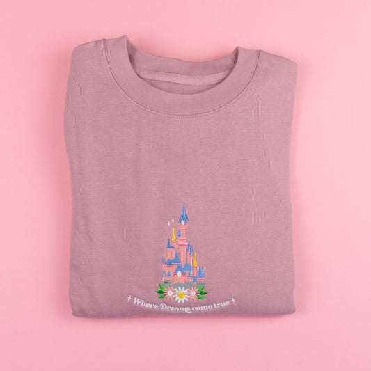Sample - DLP Floral Pink Embroidered Jumper