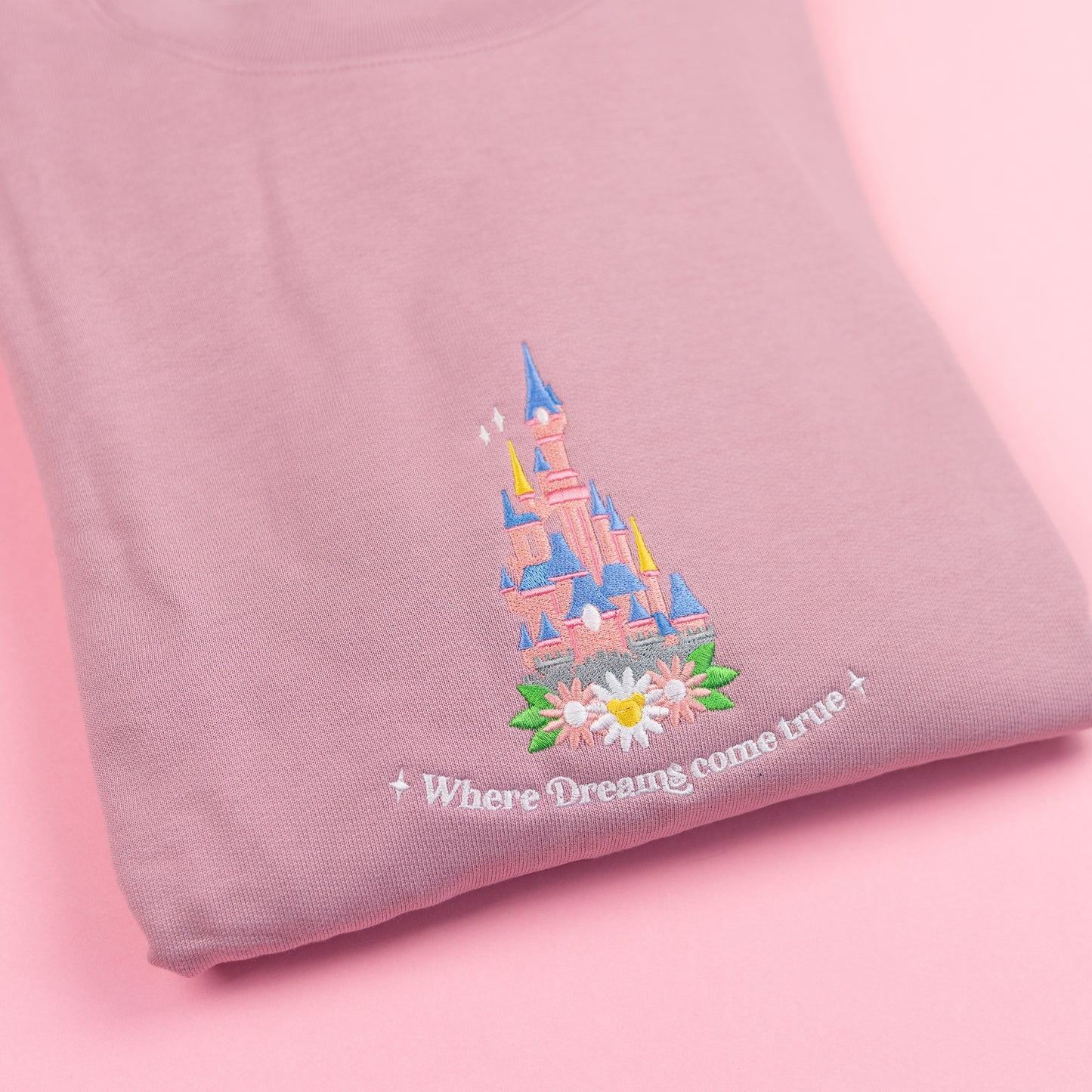 Sample - DLP Floral Pink Embroidered Jumper
