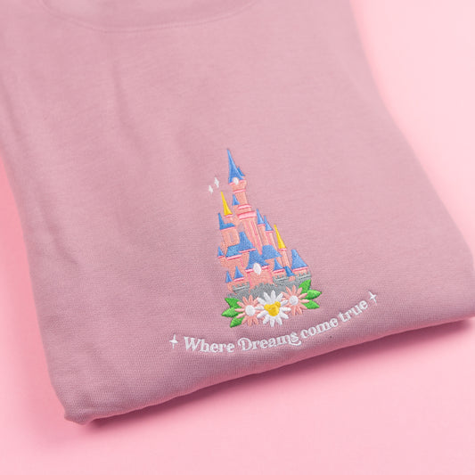 Sample - DLP Floral Pink Embroidered Jumper