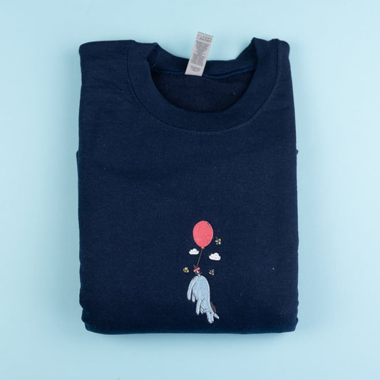 Sample - Eeyore Navy Embroidered Jumper