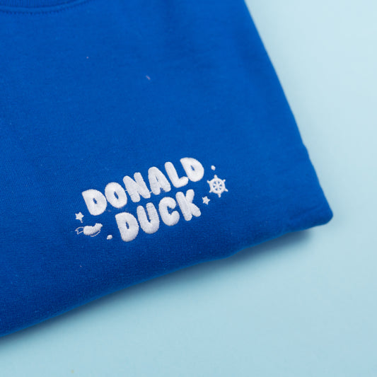 Sample - Donald Blue Embroidered Jumper
