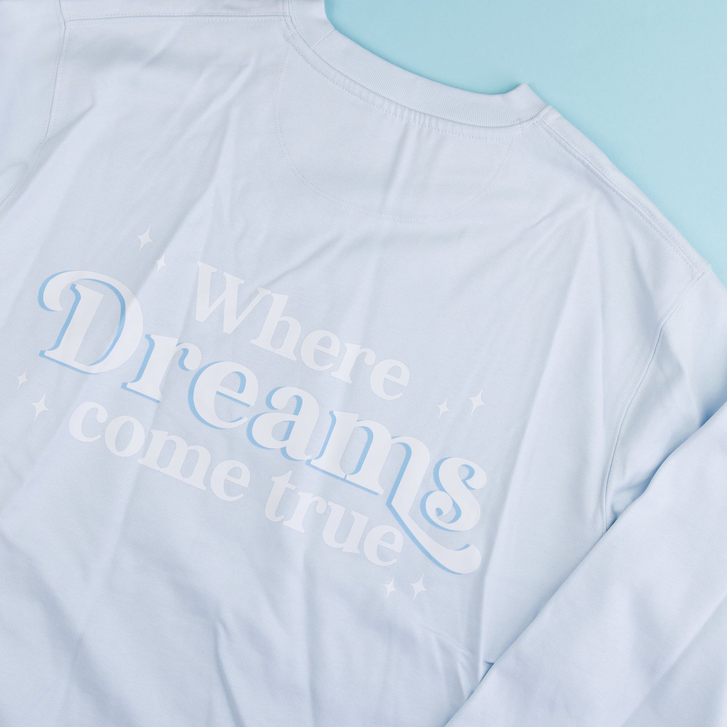 Sample - WDW Floral Light Blue Embroidered Jumper
