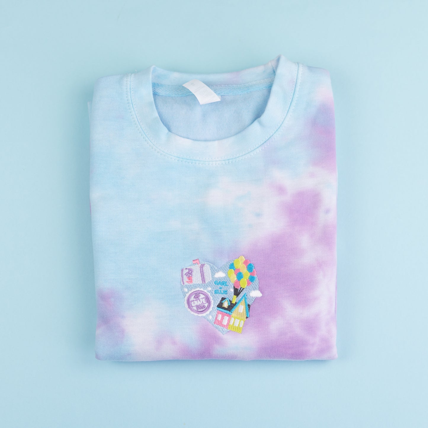 Sample - Up Heart Tie Dye Jumper