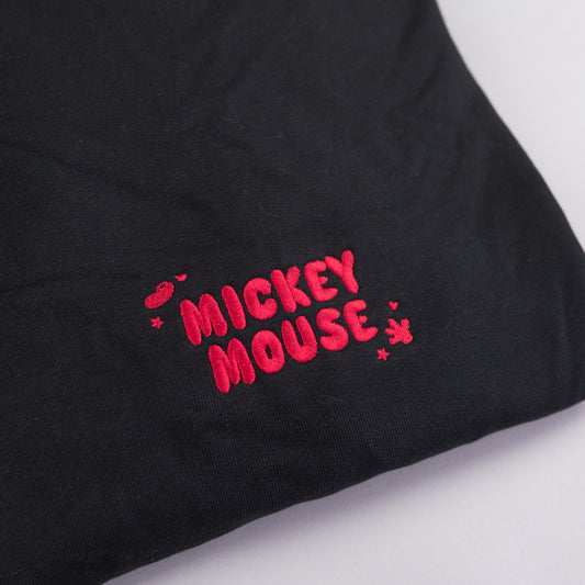 Sample - Mickey Black/Red Embroidered Jumper