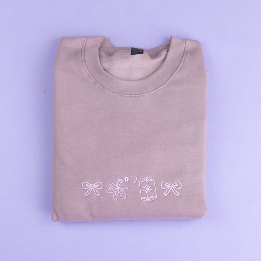 Sample - Rapunzel Icons Embroidered Jumper
