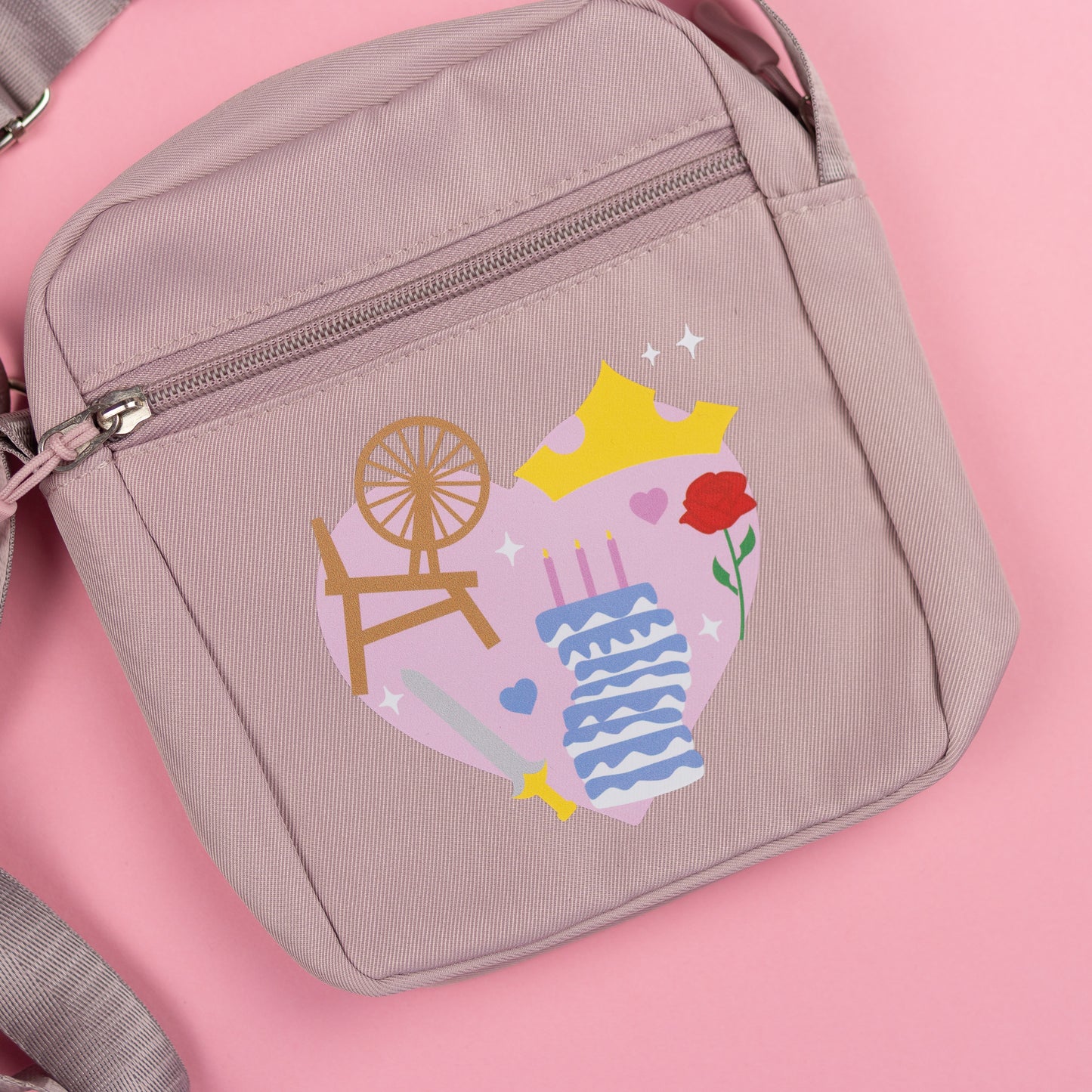 Sample - Aurora Pink Cross Body Bag