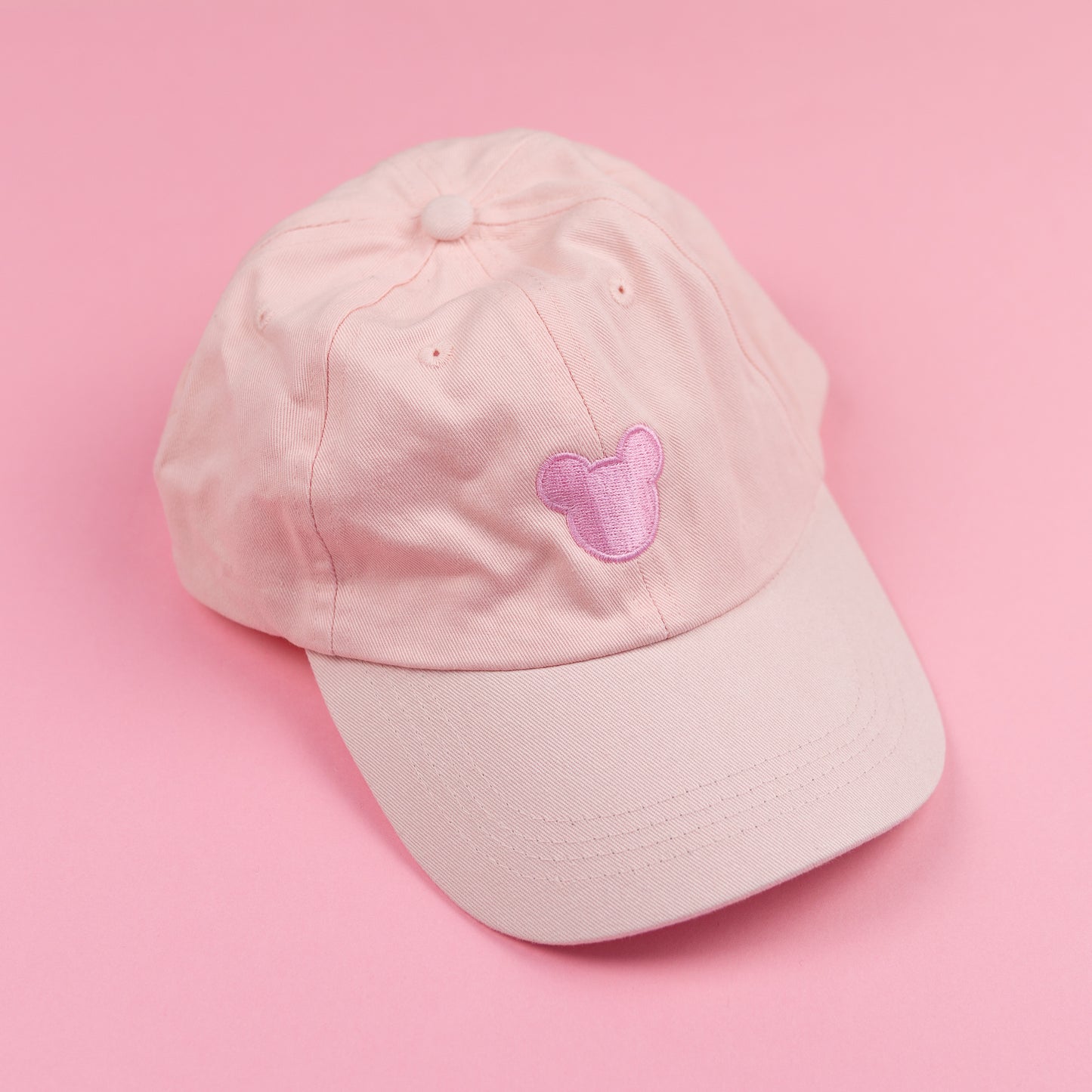 Sample - Minimal Mickey Light Pink Baseball Cap
