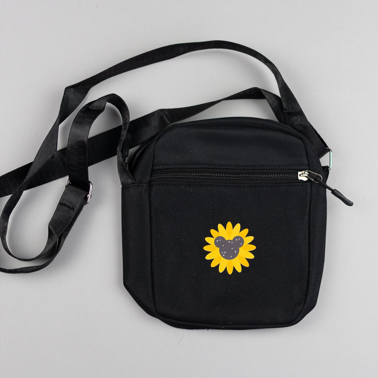 Sample - Mickey Sunflower Black Cross Body Bag