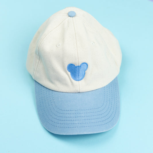 Sample - Minimal Mickey Blue/Natural Baseball Cap