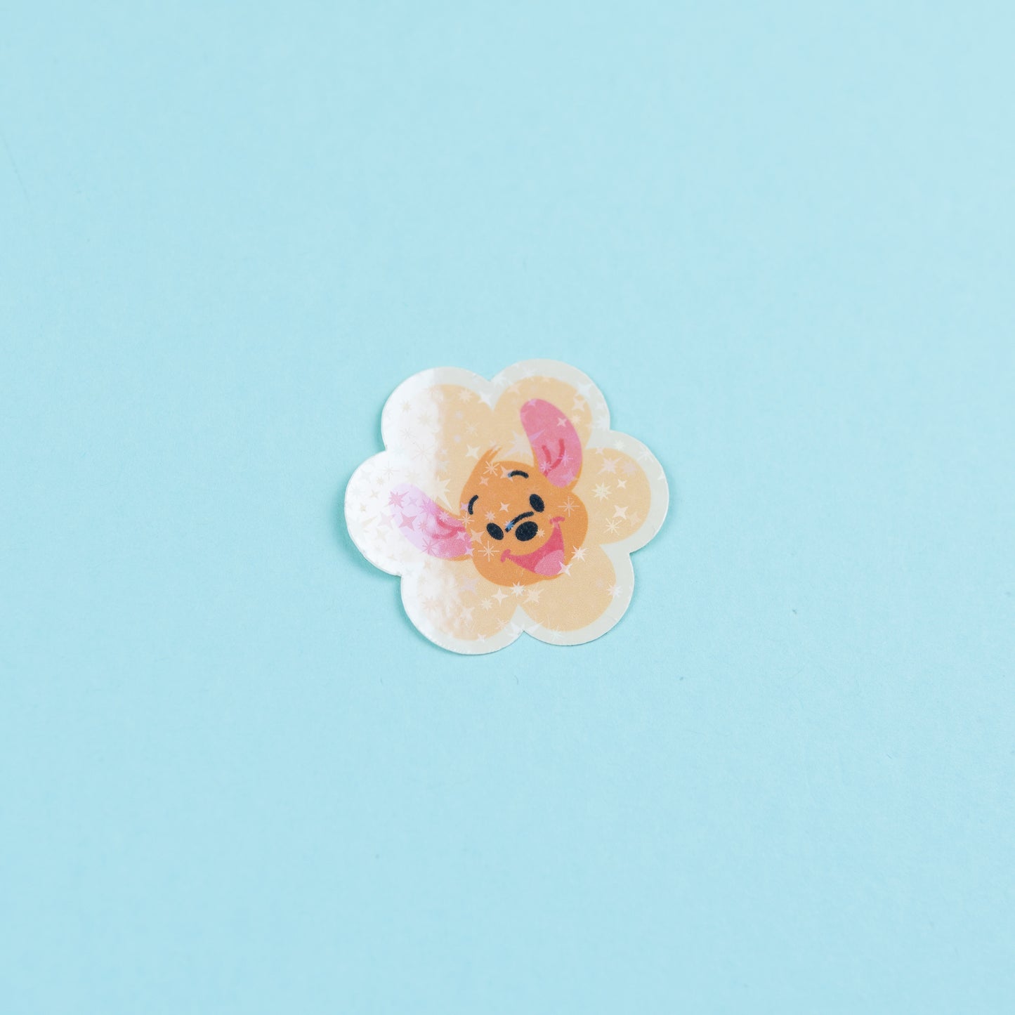 100 Aker Woods Flower Sparkly Vinyl Stickers