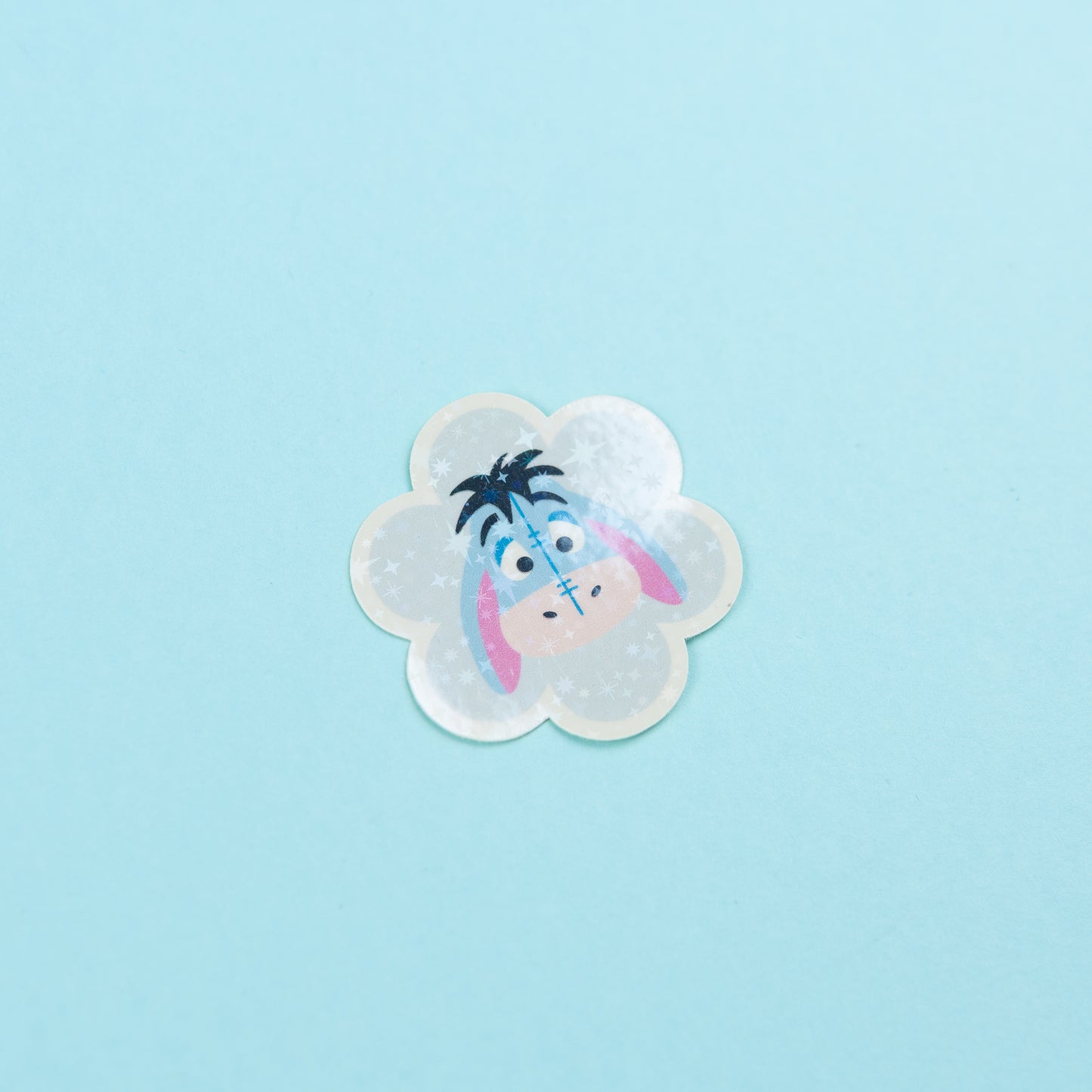 100 Aker Woods Flower Sparkly Vinyl Stickers
