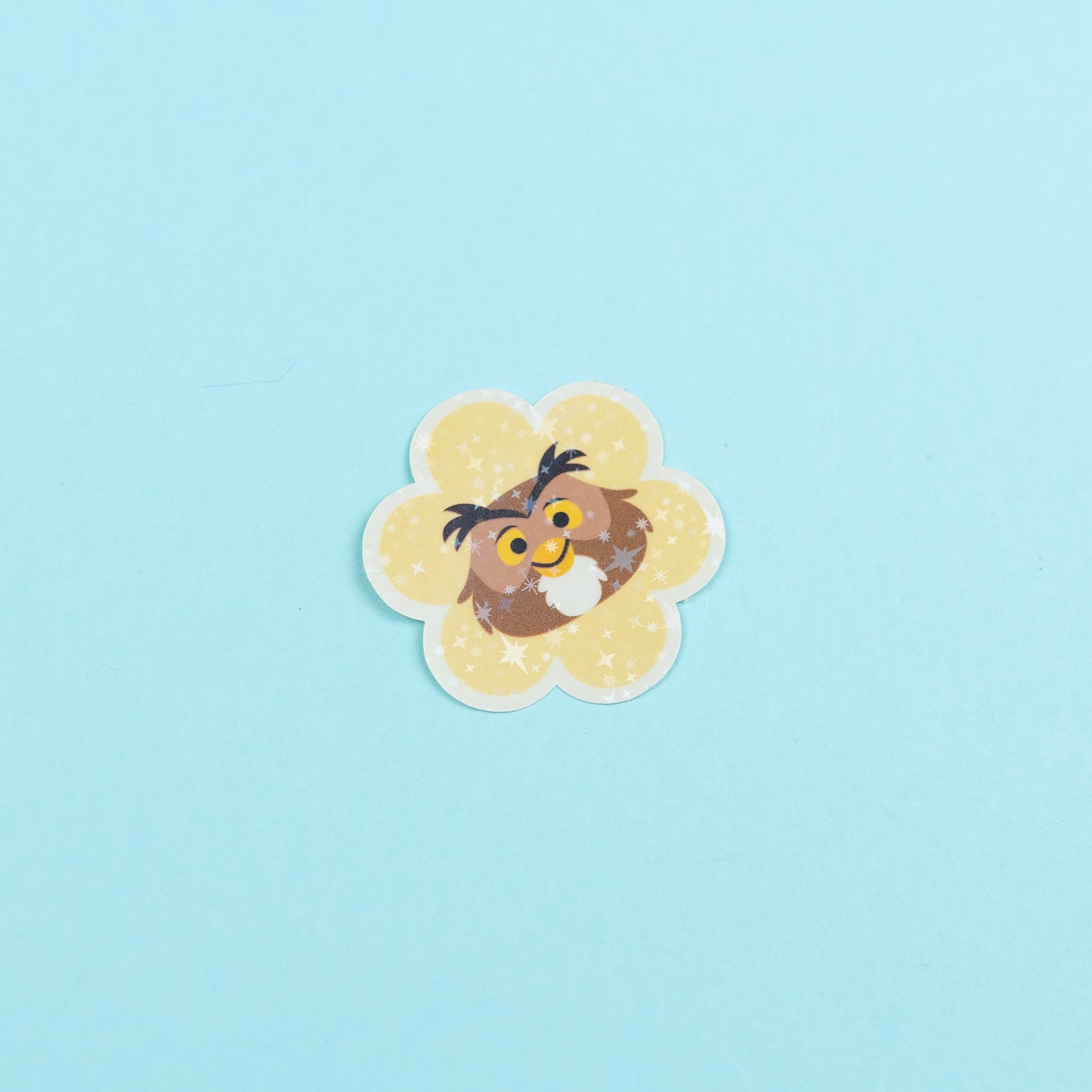 100 Aker Woods Flower Sparkly Vinyl Stickers