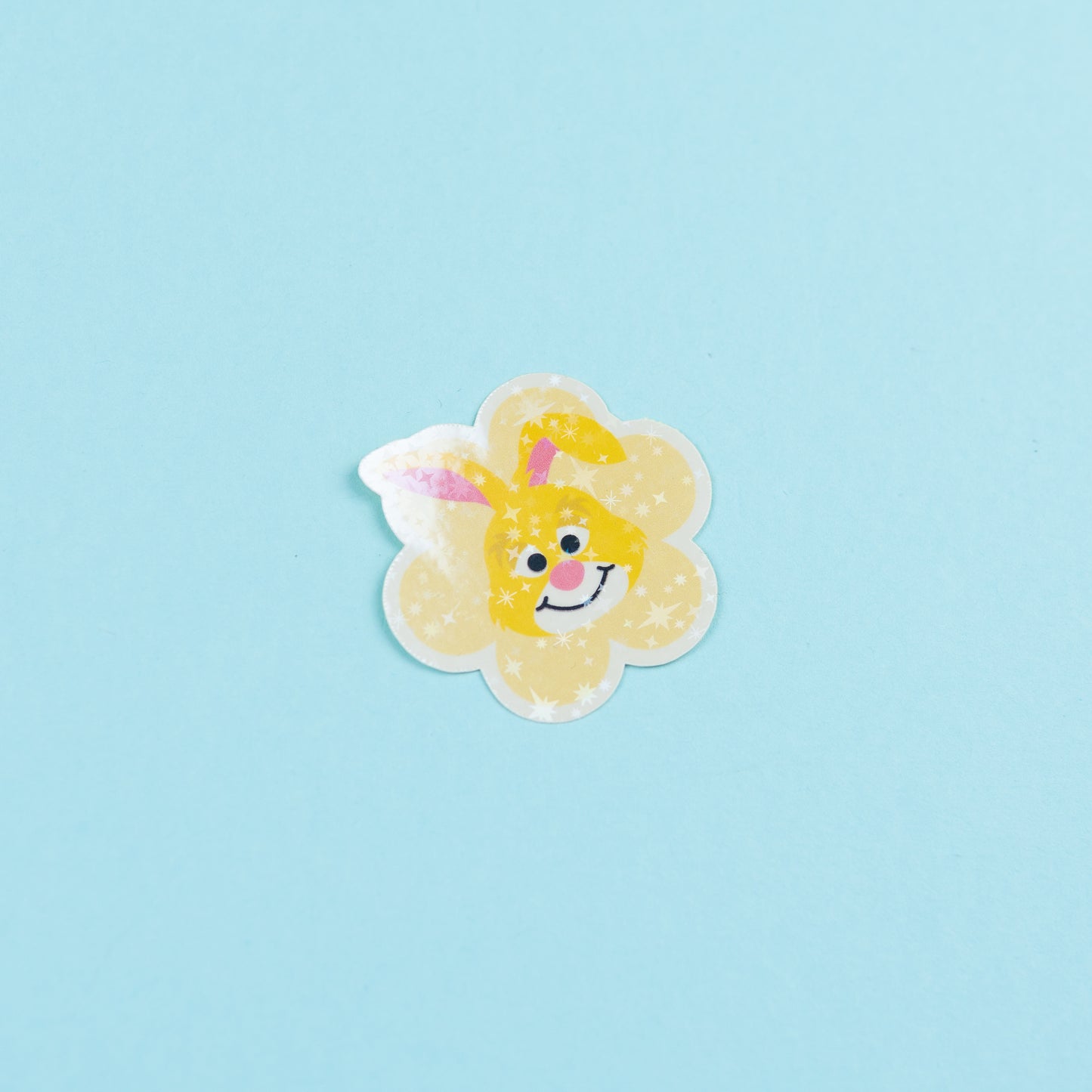 100 Aker Woods Flower Sparkly Vinyl Stickers