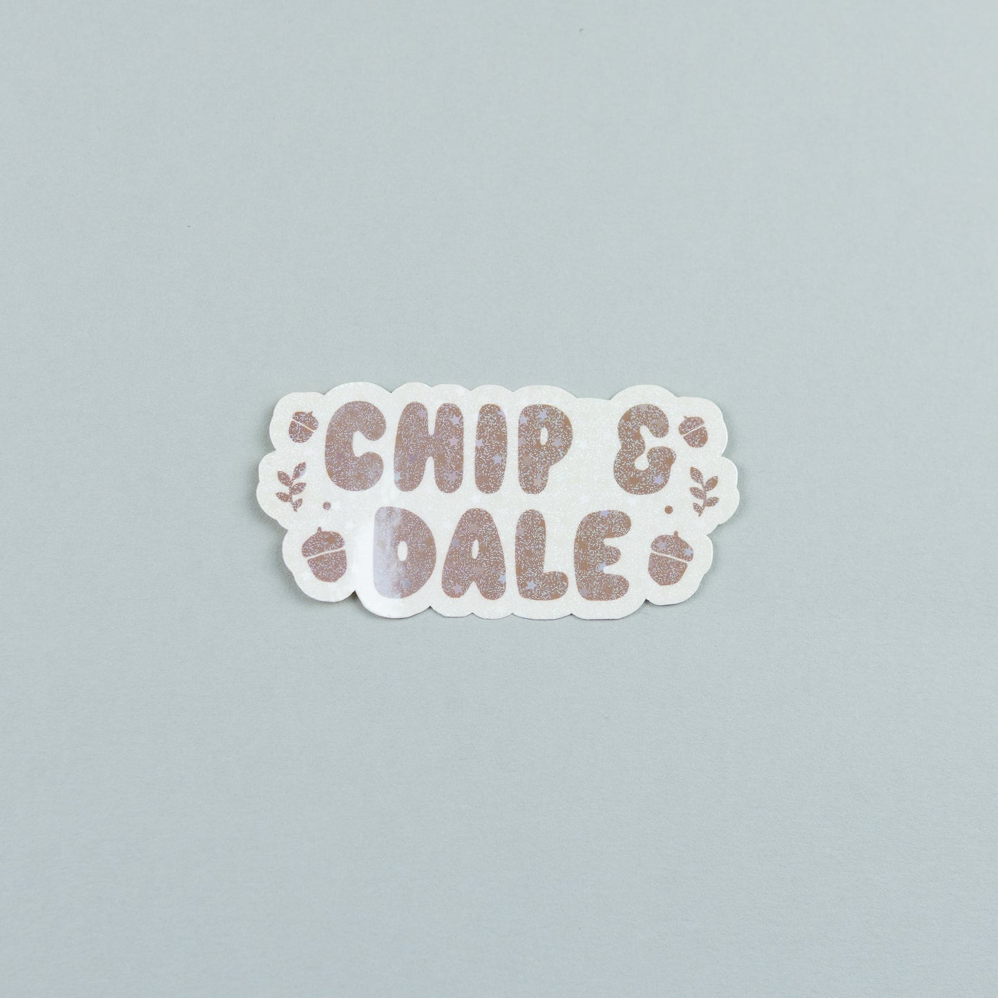 Chip & Dale Sparkly Vinyl Stickers