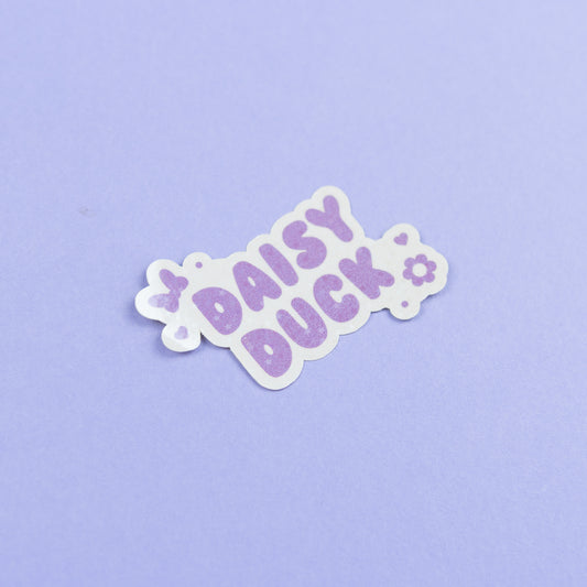 Daisy Duck Sparkly Vinyl Stickers
