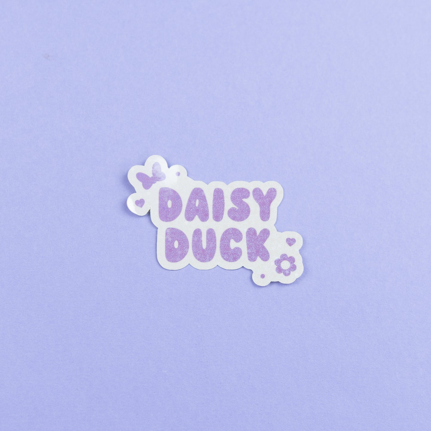 Daisy Duck Sparkly Vinyl Stickers