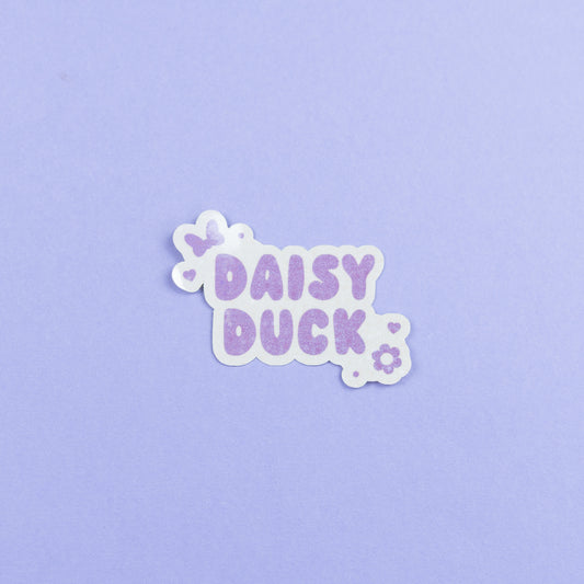Daisy Duck Sparkly Vinyl Stickers