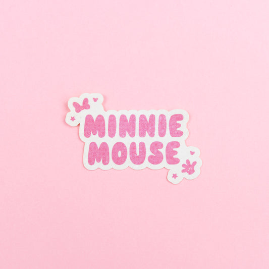 Minnie Mouse Sparkly Vinyl Stickers
