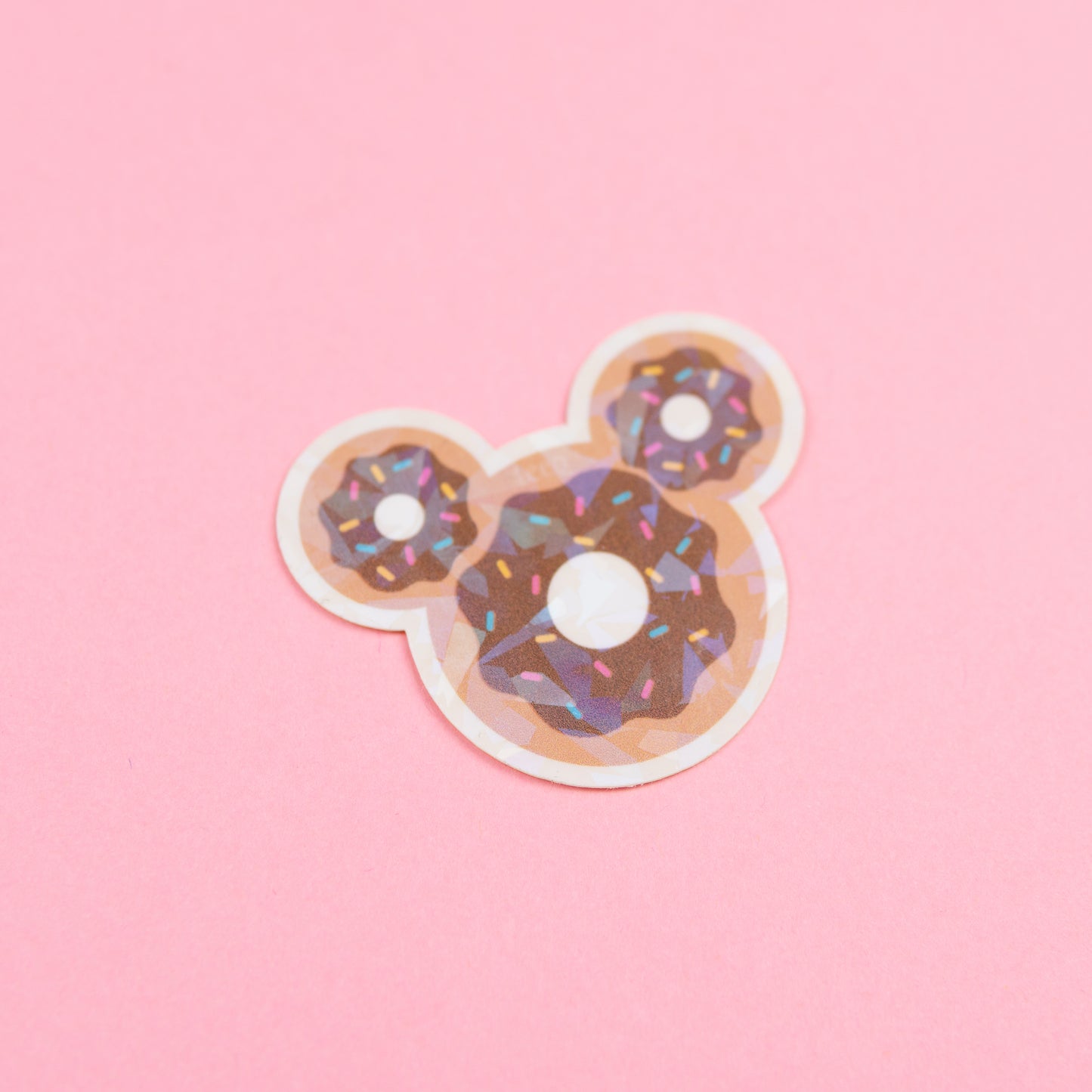 Mickey Classic Donut Vinyl Sparkly Stickers