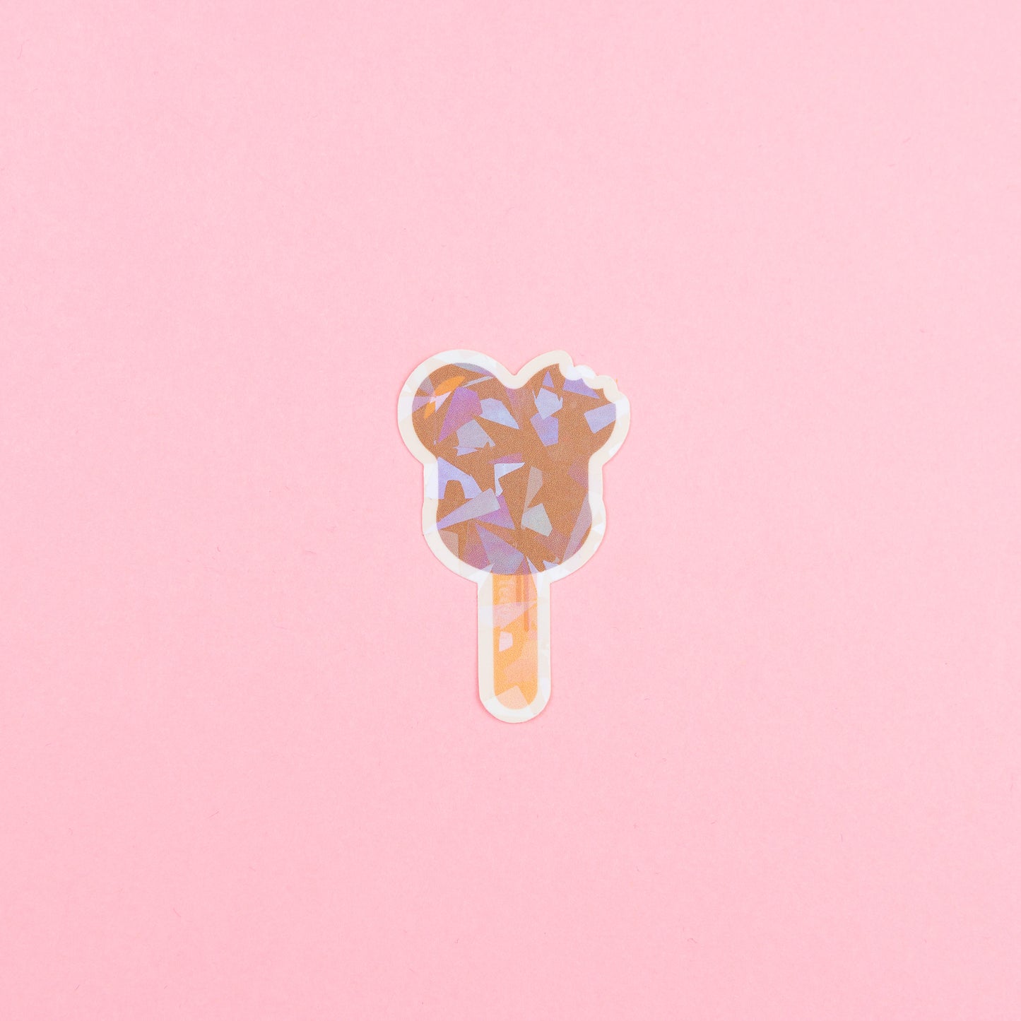 Mickey Ice Cream Vinyl Sparkly Stickers