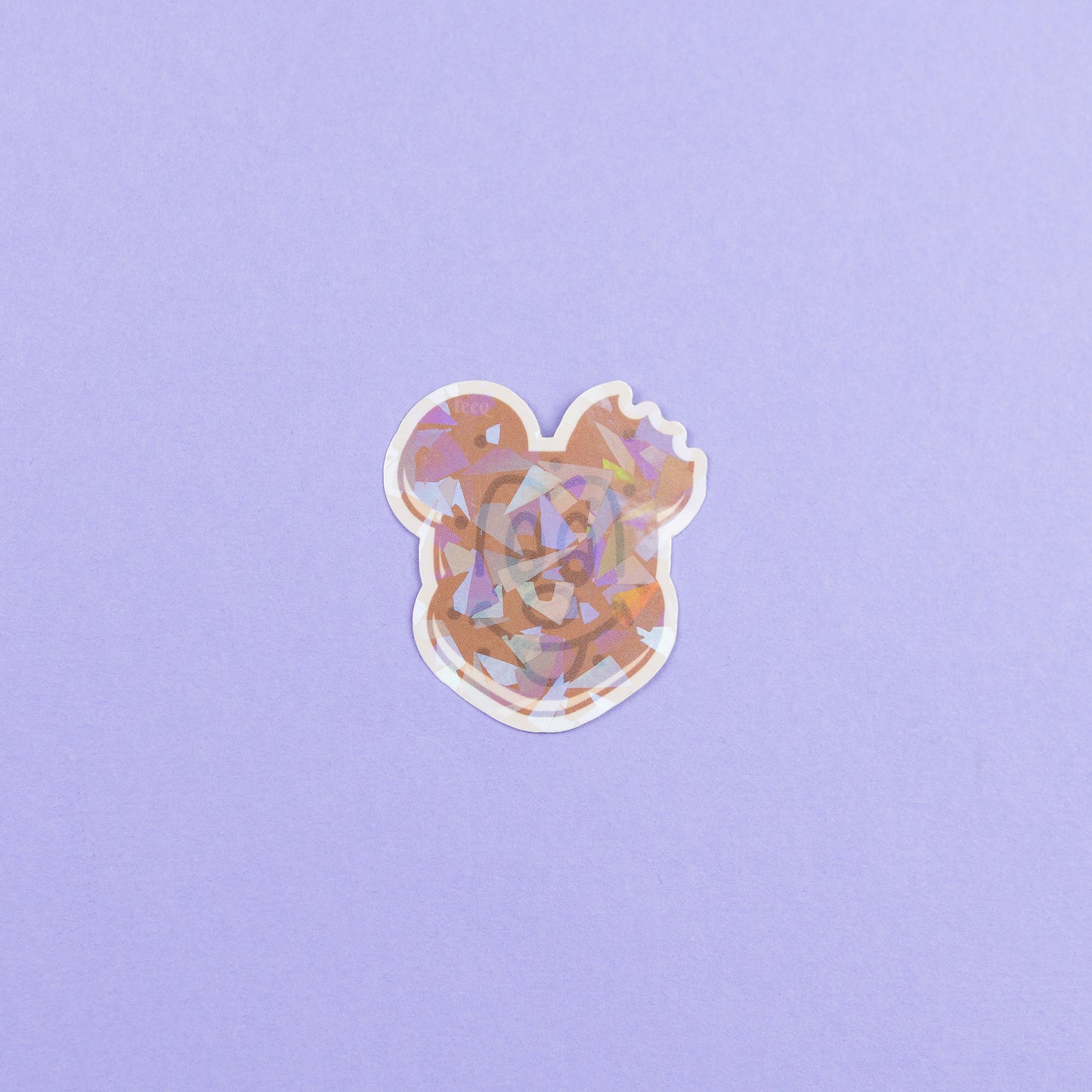Mickey Ice Cream Bar Vinyl Sparkly Stickers