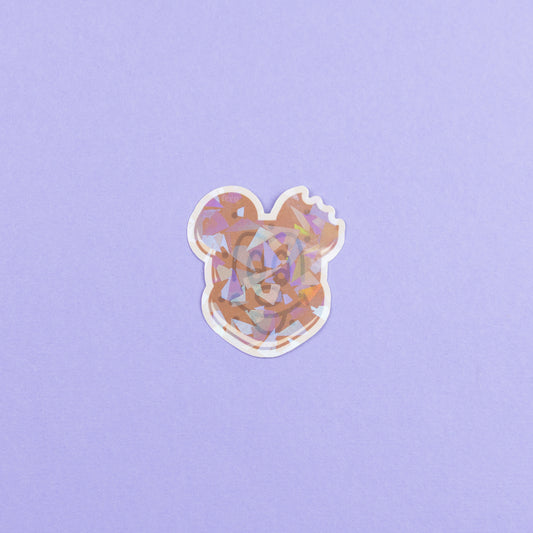 Mickey Ice Cream Bar Vinyl Sparkly Stickers