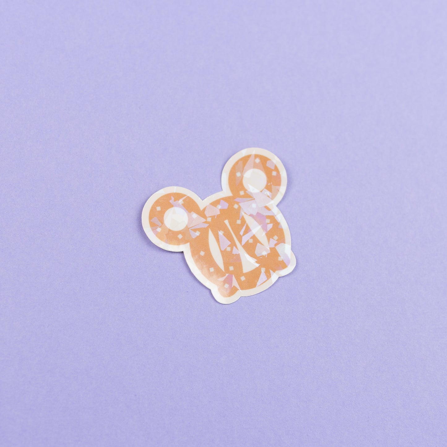 Mickey Pretzel Vinyl Sparkly Stickers