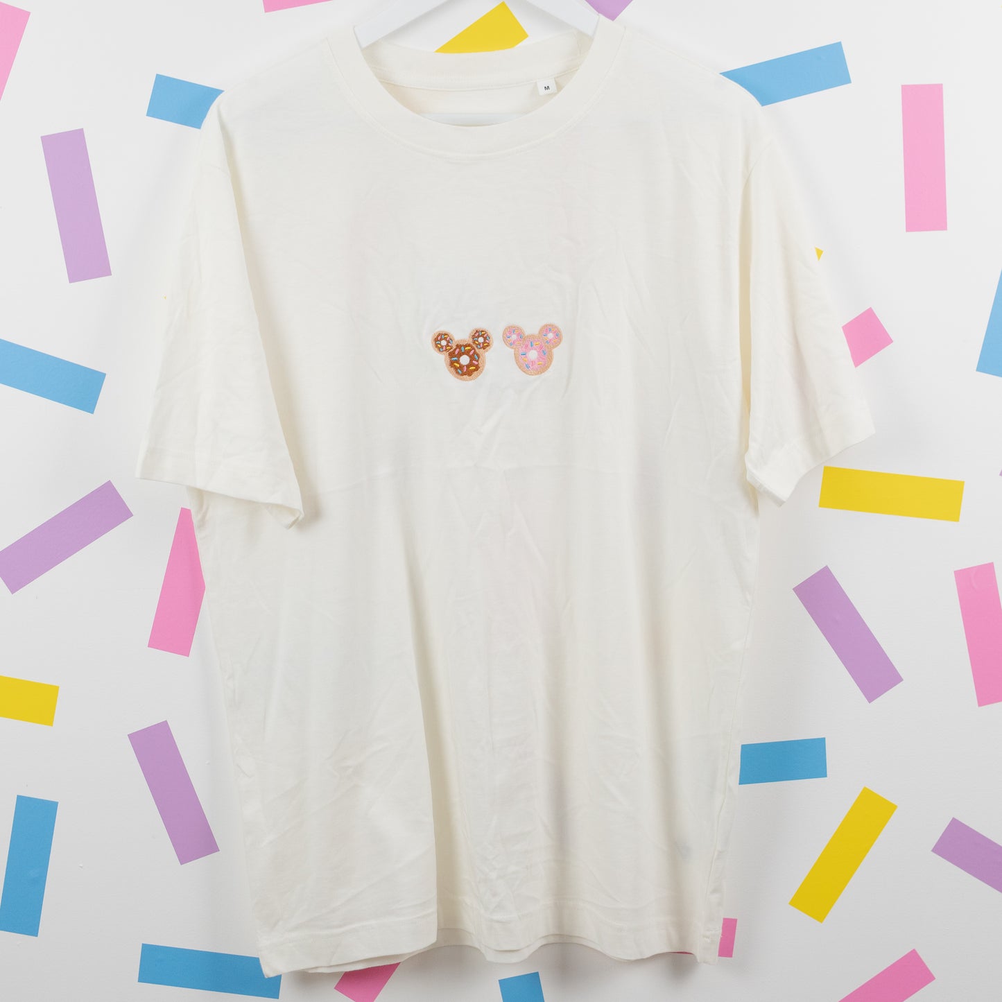 Sample - Mickey Donuts Oversize Natural Tee