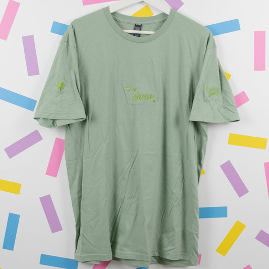 Sample - Tiana Embroidered Green T-Shirt