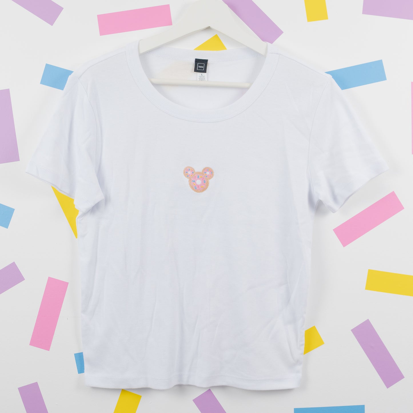 Sample - Mickey Donut White Women's T-Shirt