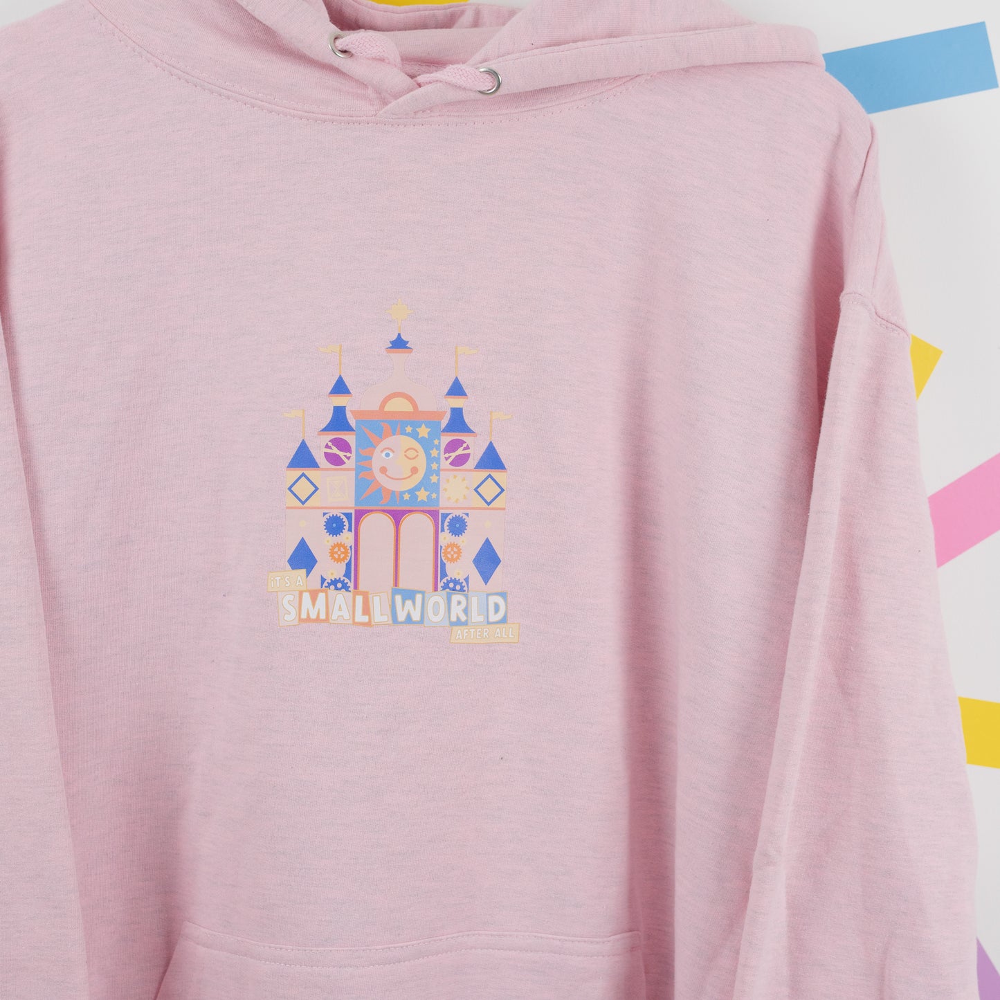 Sample - Small World Heather Pink Hoodie