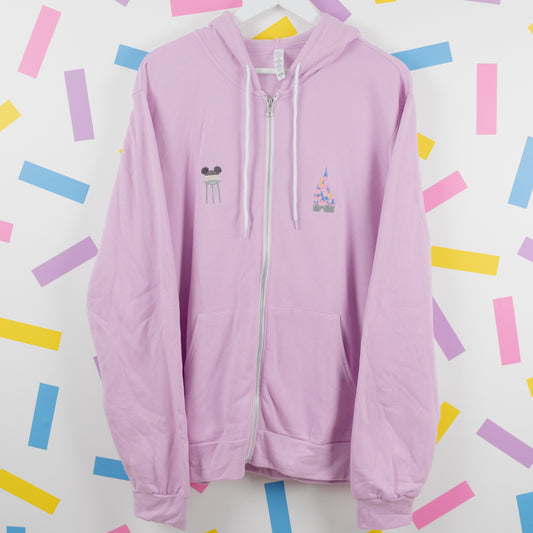 Sample - DLP Pink Zip Up Hoodie