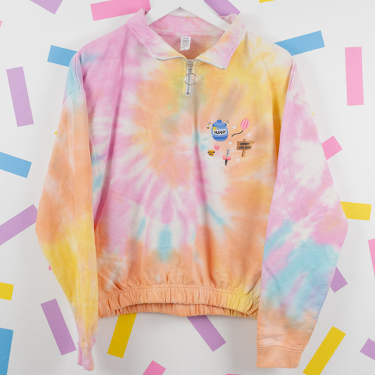 Sample - Aker Woods Tie Dye Women's Zip Up