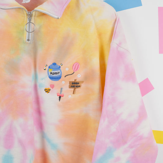 Sample - Aker Woods Tie Dye Women's Zip Up