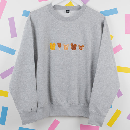 Sample - Mickey Snacks Grey Heather Jumper