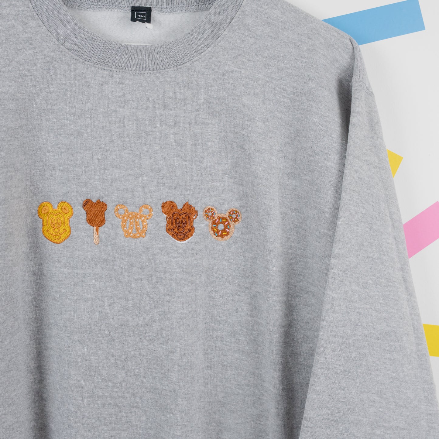 Sample - Mickey Snacks Grey Heather Jumper