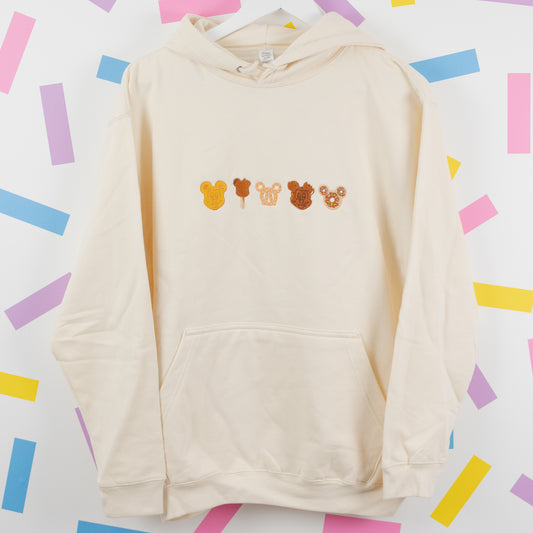 Sample - Mickey Snacks Cream Hoodie