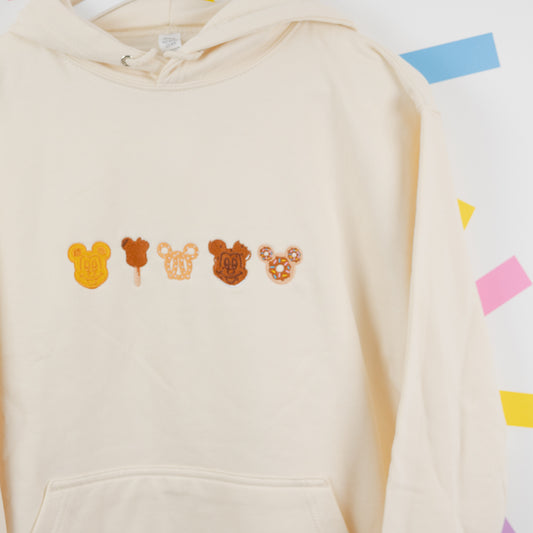 Sample - Mickey Snacks Cream Hoodie