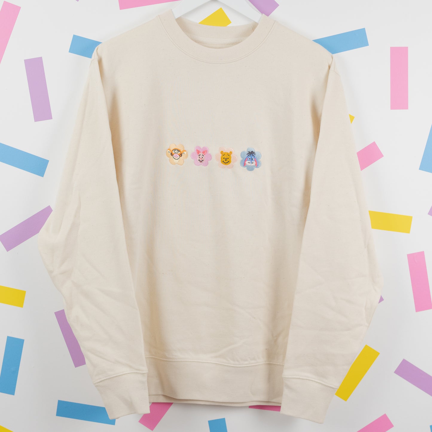 Sample - Winnie Flowers Cream Embroidered Jumper