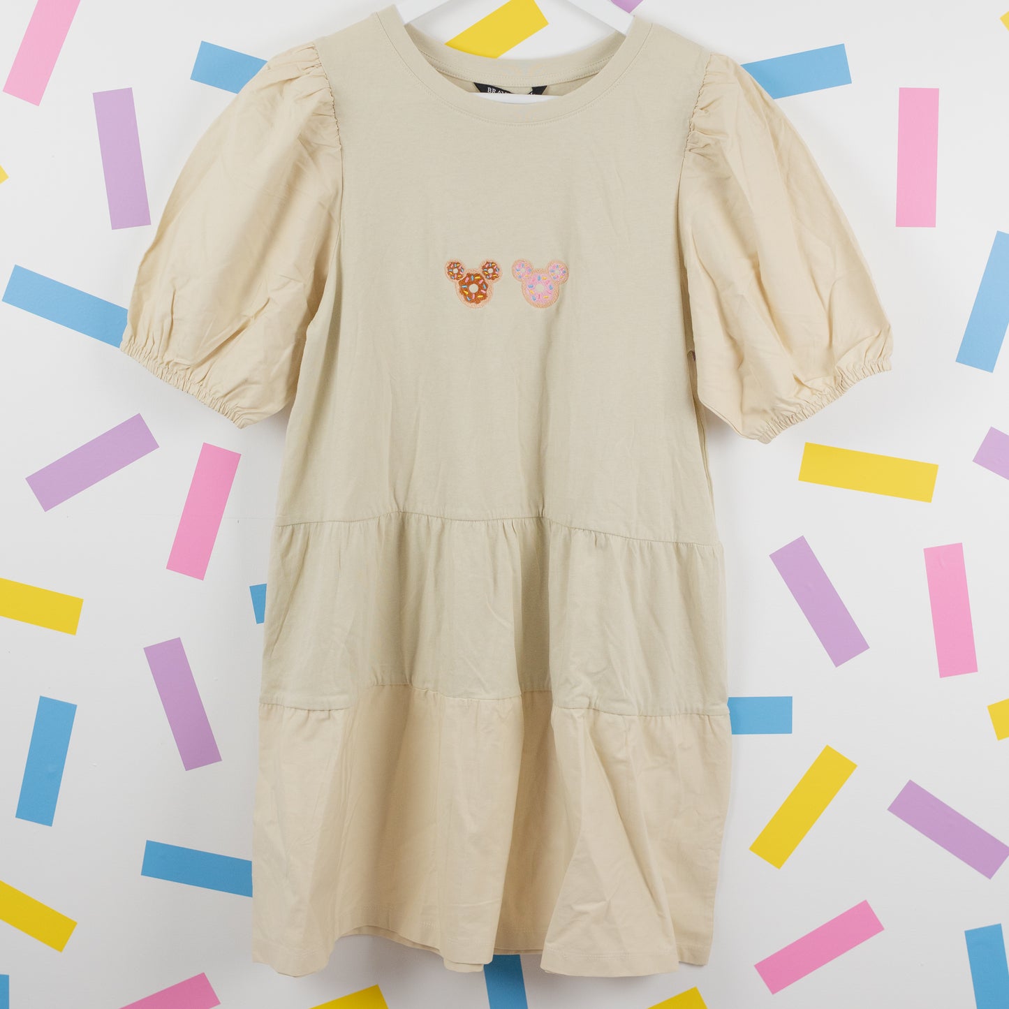 Sample - Mickey Donut Puff Sleeve Dress
