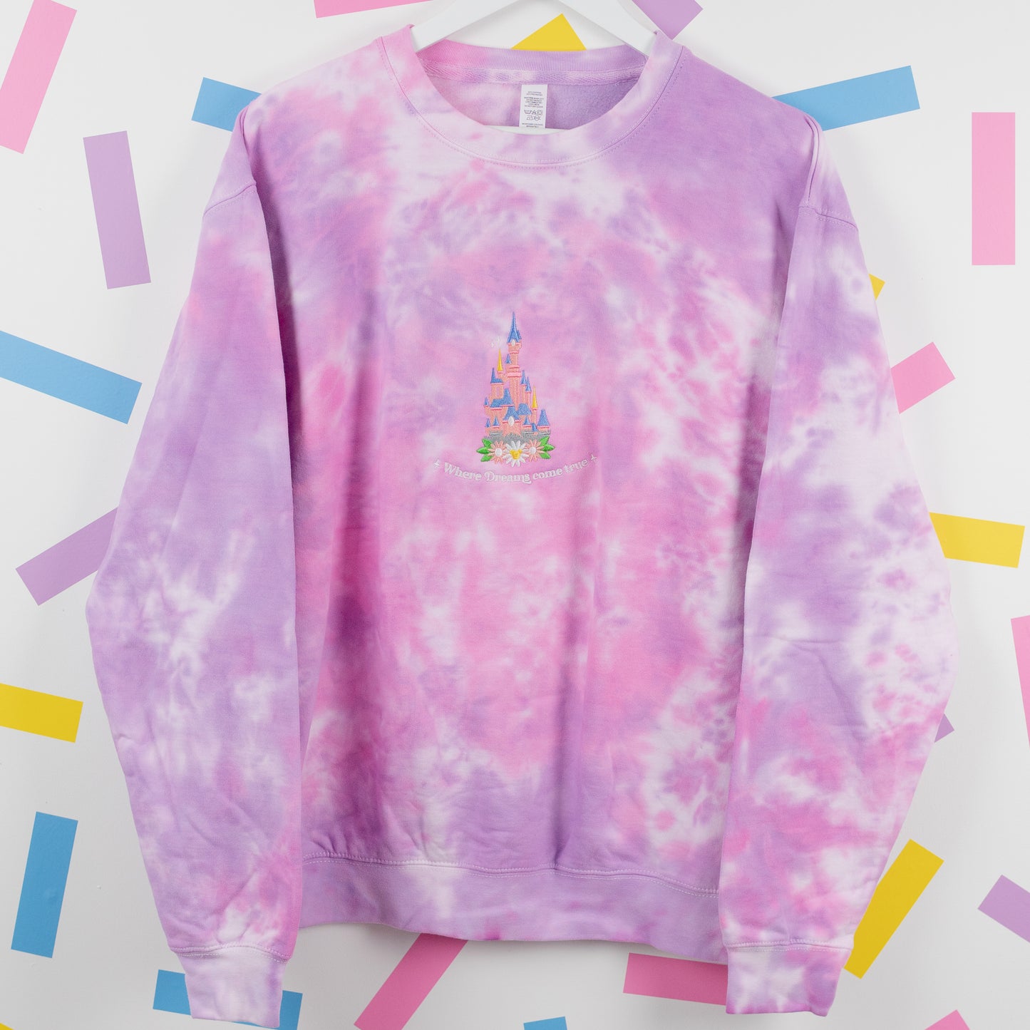 Sample - Where Dreams Come True Tie Dye Jumper