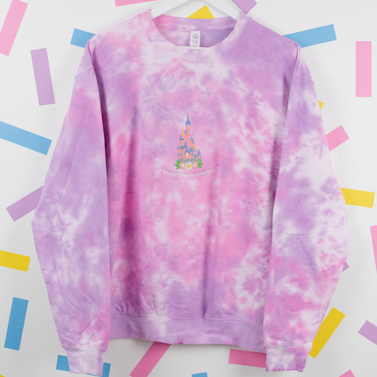Sample - Where Dreams Come True Tie Dye Jumper